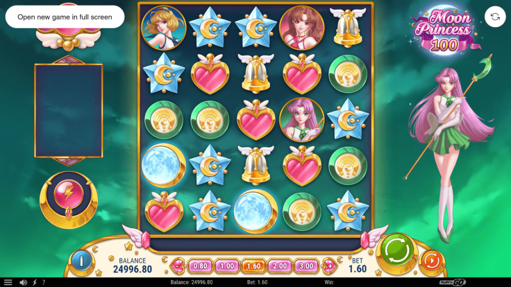 najbolje anime slot igre moon princess 100